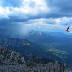 Flugwegposition um 14:46:44: Aufgenommen in der Nähe von Gemeinde Rosenau am Hengstpaß, Österreich in 2158 Meter